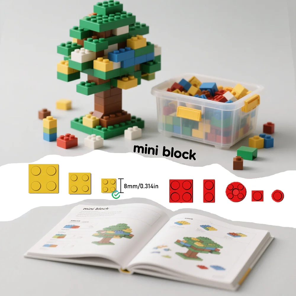 Boîte aveugle aléatoire de jouets en blocs de construction, déballage pour réverrer un plaisir d'assemblage complet, déverrouiller les petites surprises d'assemblage