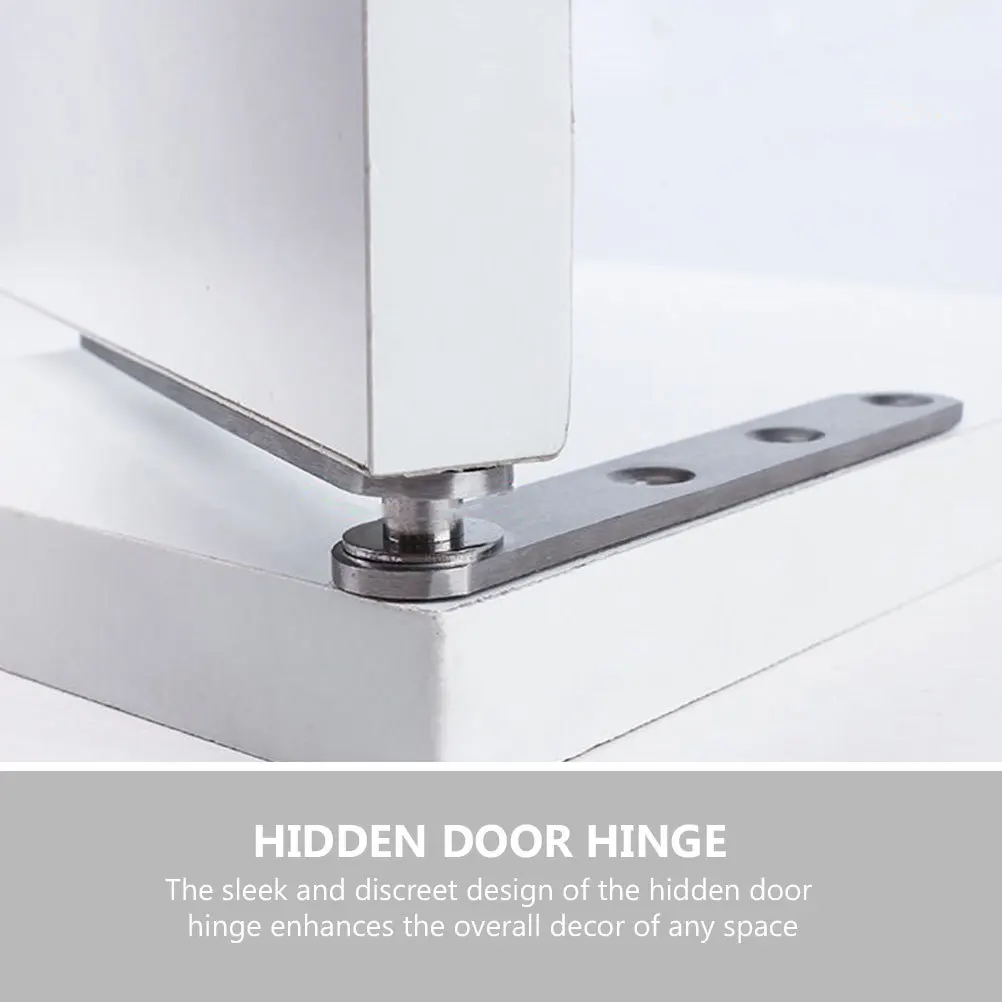 

10Pcs 360 Degree Hinges Heavy Duty Stainless Steel Concealed Hinges for Doors and Windows Rotatable Hinge Hidden Door Hinge