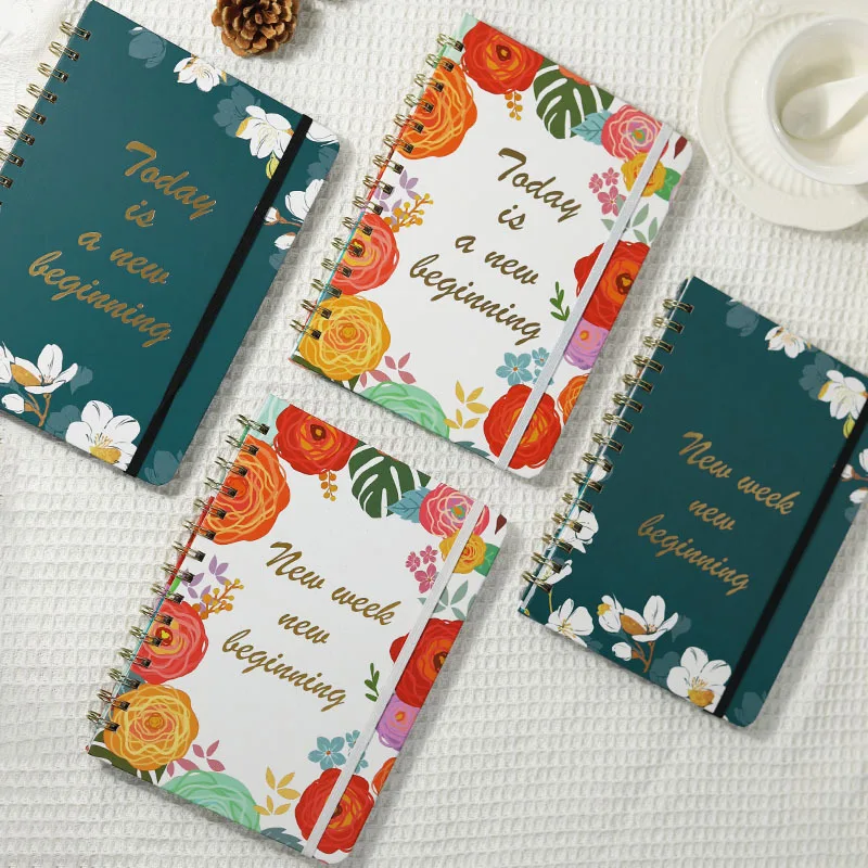 Custom new A5 size plan notebook with creative simplicity and fashion record for today week month and year plans