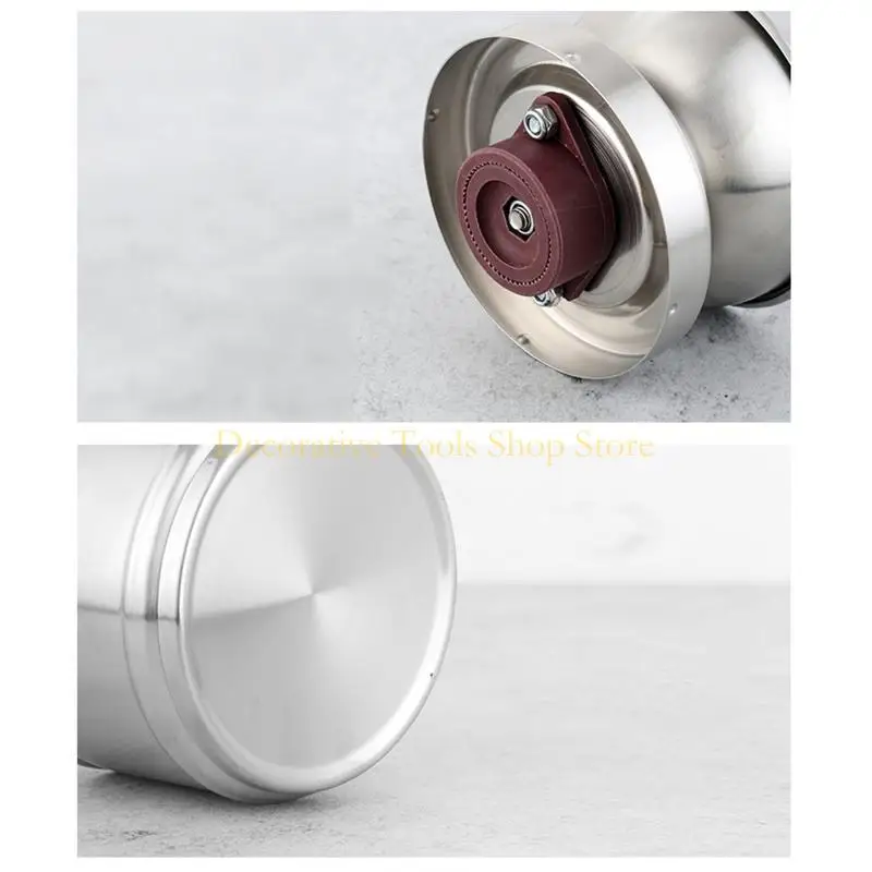 

QX2E Manual Coffee Grinder Hand Crank Rice Burr Mill Coffee Beans Mill Stainless Steel Spice Grinding Mill for Office Home