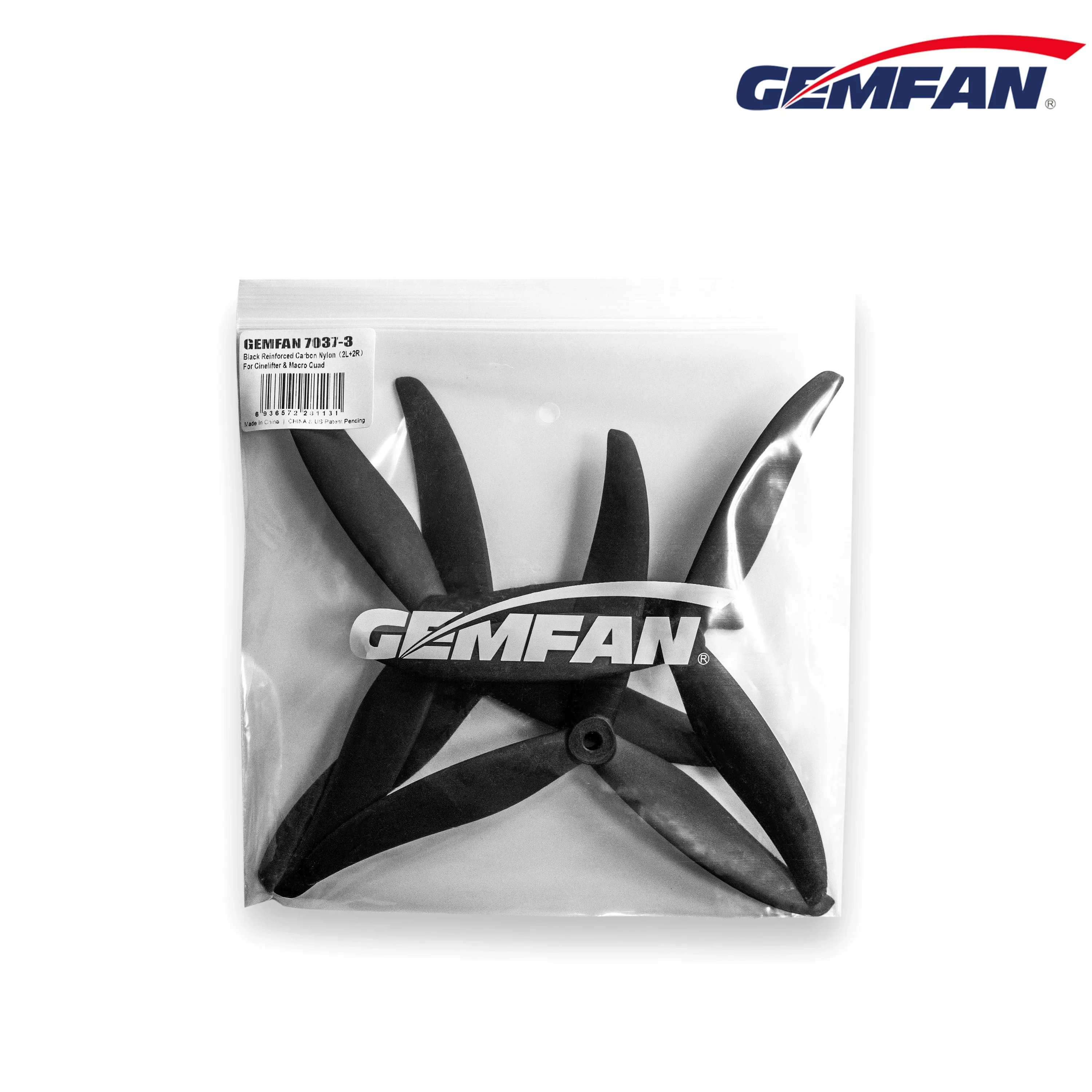 

6 пар (6CW + 6CCW) Gemfan Cinelifter 7037 7X3,7X3 3-лопастной пропеллер для FPV 7 дюймов Cinelifter MacroQuad