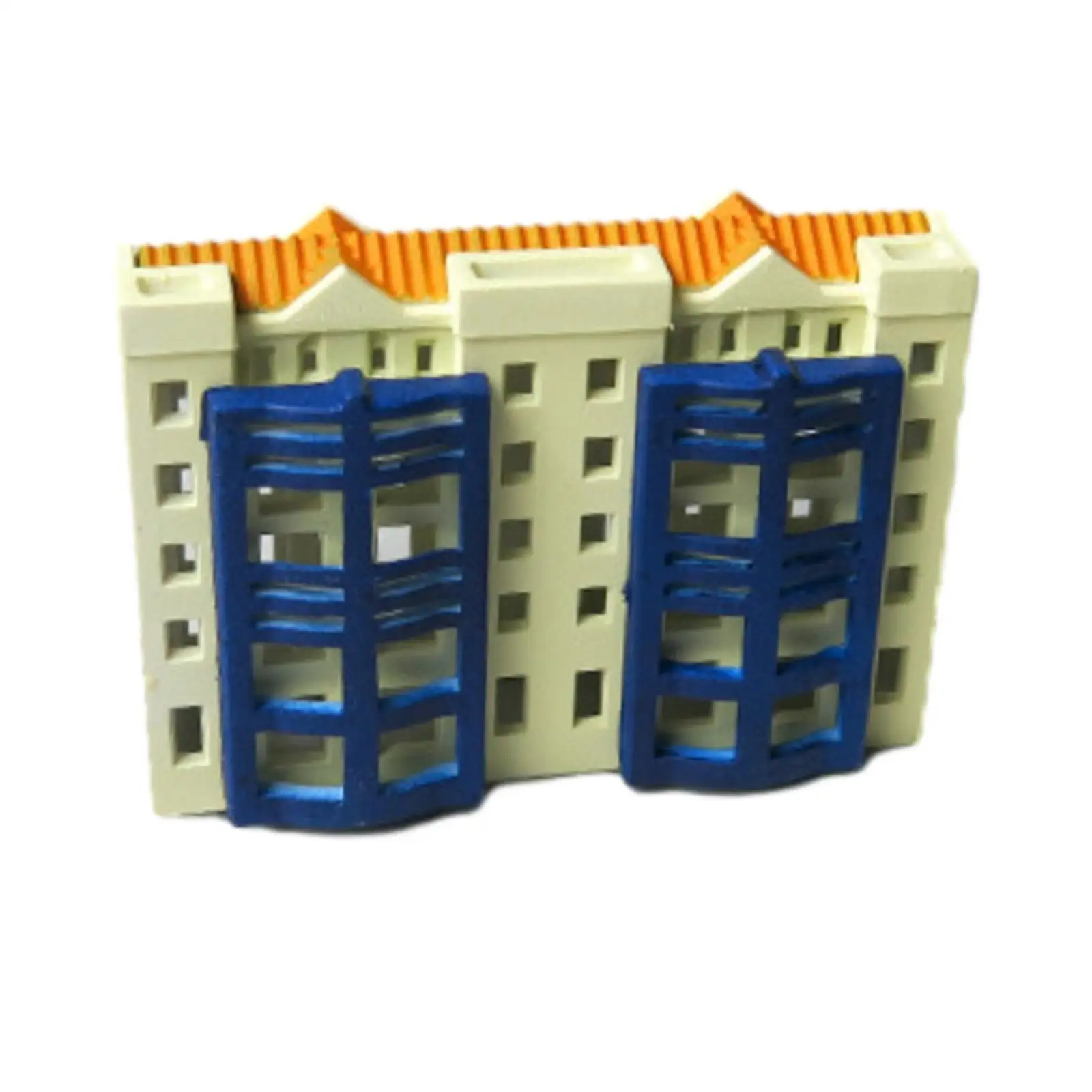 4x modelo trem paisagem adereços escala 1/500 para arquitetura ferroviária diy