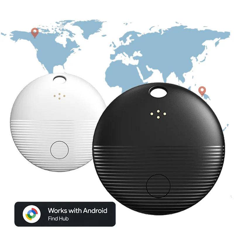 Localizador GPS Bluetooth Compatible con la Aplicación Find Hub de Google para Android, Buscador de Llaves, Localizador de Mascotas, Etiqueta Inteligente para Teléfonos Xiaomi y Samsung
