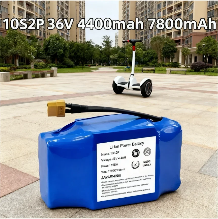 

YE Original 36v 4.4Ah Rechargeable Lithium Battery 10S2P 4400mAh 18650 Electric Self Balancing Scooter Hoverboard Batteries