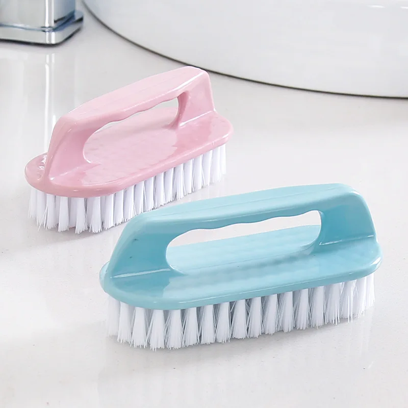 Multi purpose plastic brush for laundry, pot brush, wool, colorful, hard, stylish cleaning, household tool