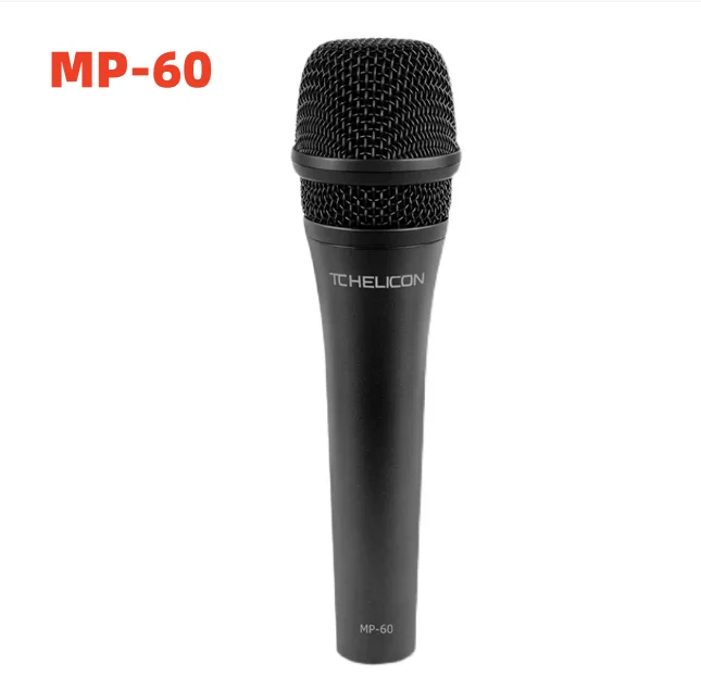 TC Helicon MP-60 Dynamic microphone tailored response perfect for live vocals with impact-resistant carrying case