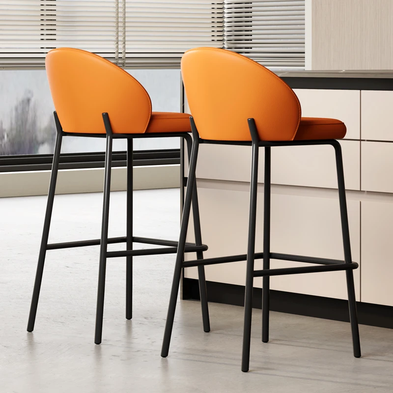 Sgabelli da bar moderni e minimalisti Creativo rilassante ergonomico confortevole sedia estetica Banchi reception Chaise De Bar Furniture