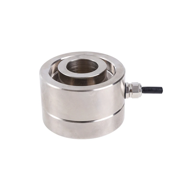 Sensore di forza ad anello 3t 5t Batteria a bottone con cella di carico con foro passante