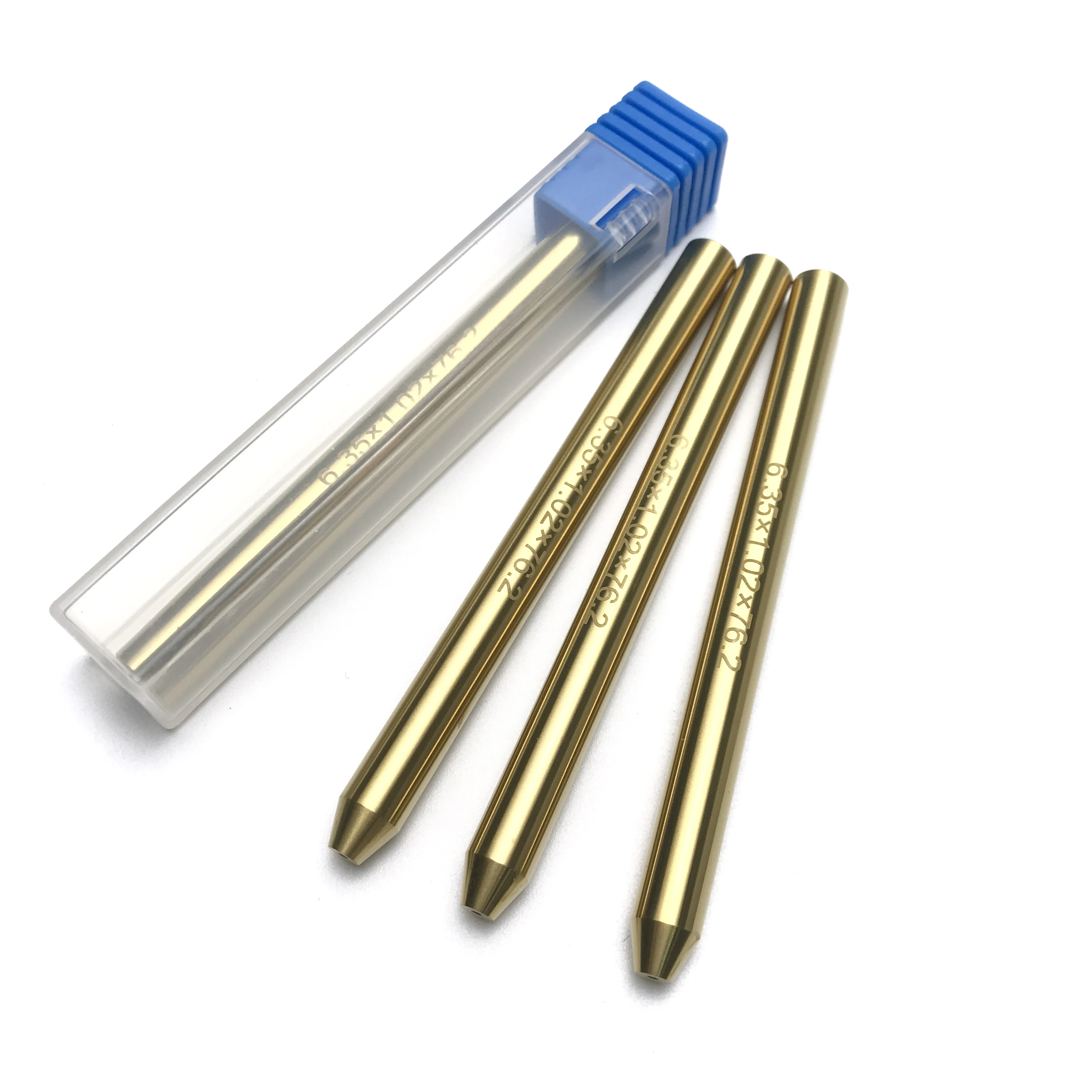 OD6.35*ID0.5*76.2mm Carbide Waterjet Cutting Nozzle – Factory-Supplied Laser Sintered TC Tool for Water Jet Machines