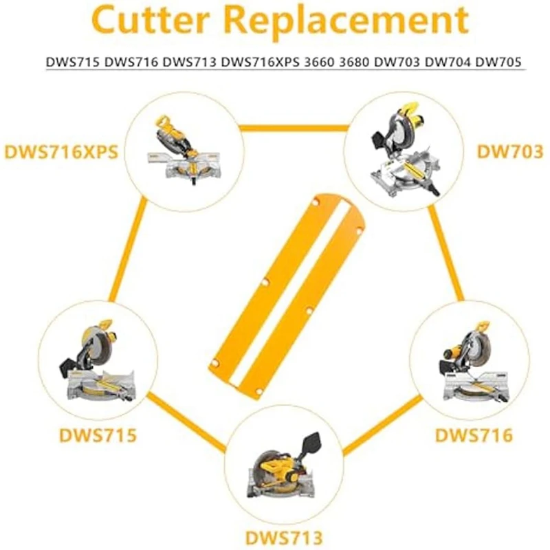 146726-02 Miter Saw Cutting Plate Fits For Miter Saw Parts DW703 DW704 DW704A DW705S DW705 DW706 DW715 DW716