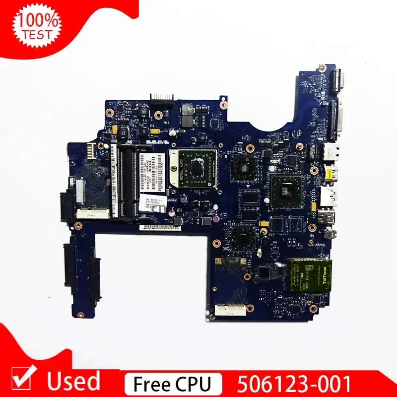 Used FOR HP Pavilion DV7 DV7-1000 DV7-1201 Laptop Motherboard 506123-001 JBK00 LA-4093P DDR2 HD3650 GPU 512MB  With CPU