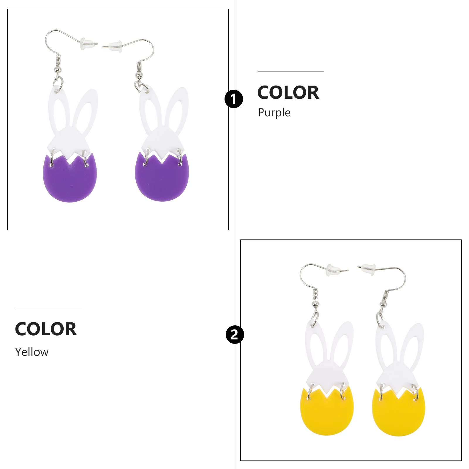 

Easter Egg Rabbit Earrings Aesthetic Bunny Girl Unique Accessories for Girls Jewelry Decoration