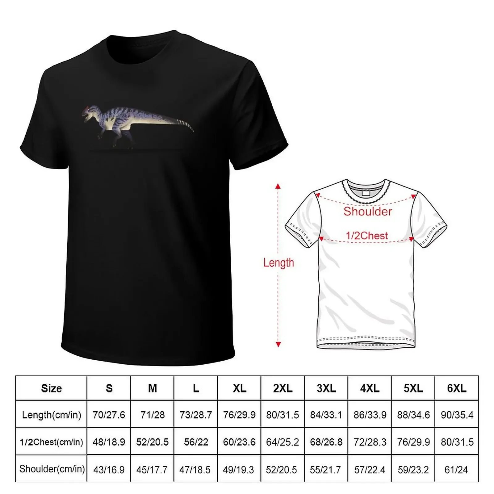 Allosaurus T-Shirt cute clothes rapper graphic tees black t-shirts for men