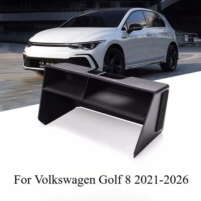For Volkswagen Golf 8 2021-2026 Central Handrail Box Storage Box Shelf Accessories Automobiles Car Interior Storage Accessories