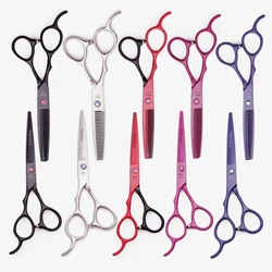 6.0'' Left Hand Professional Hairdressing Hair Scissors Cutting Shears Thinning Salon Barber Home Japan Steel Dropshipping A8001