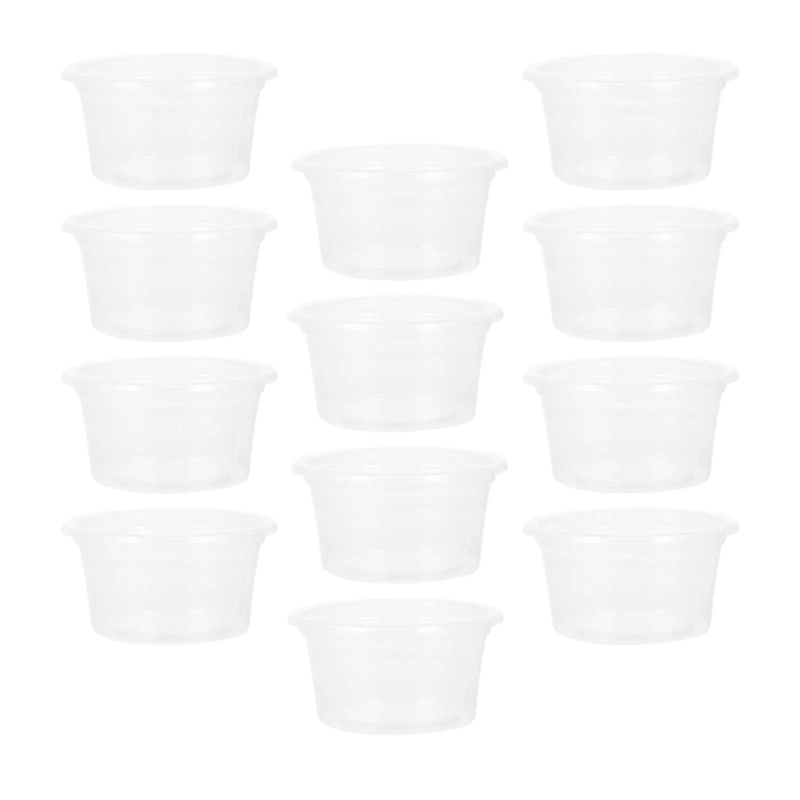 Gecko Food Bowl Feeding Bowls Water Feeder Cups 100 Ct Crested Dish Leopard Plastic Lizard Tank Accessories