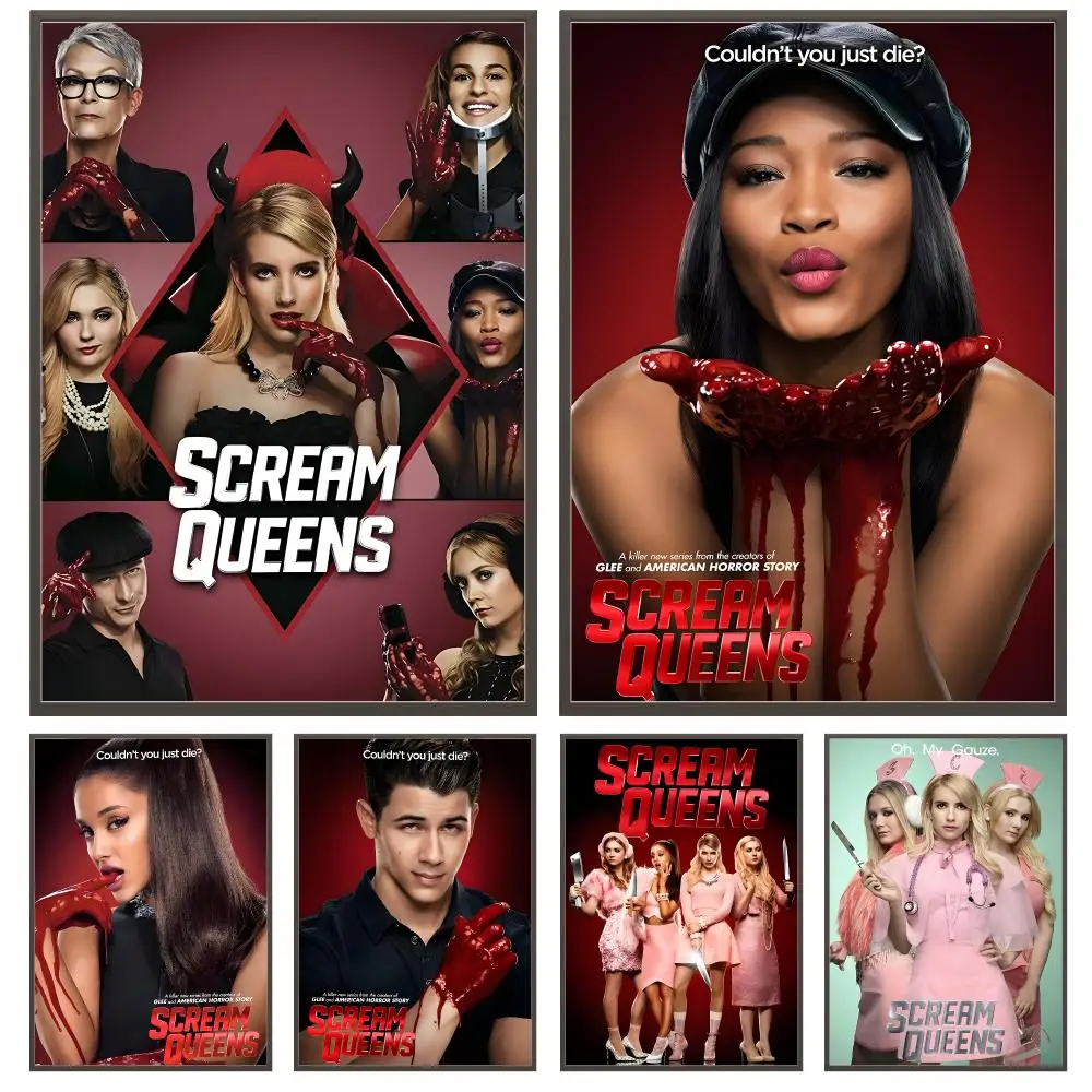 Scream Queens Poster Coffee Shop Wall Decor – Hotel Room Print, Living Room Art Poster