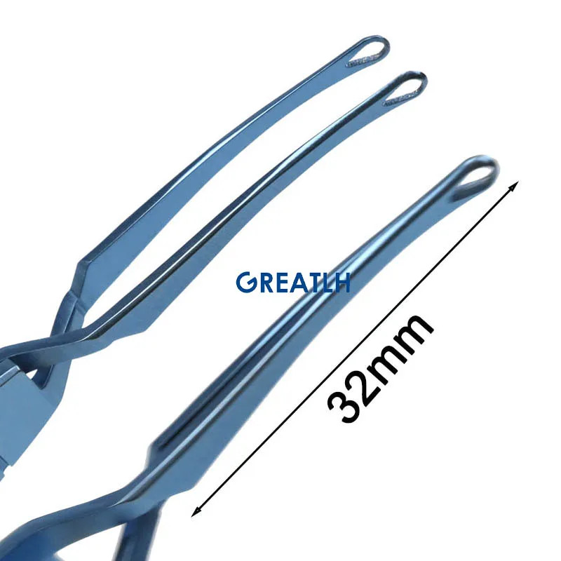 Ophthalmic Lens Forceps Tweezers IOL Loading Forceps Eye Surgical Tool Ophthalmic Instruments Titanium Alloy