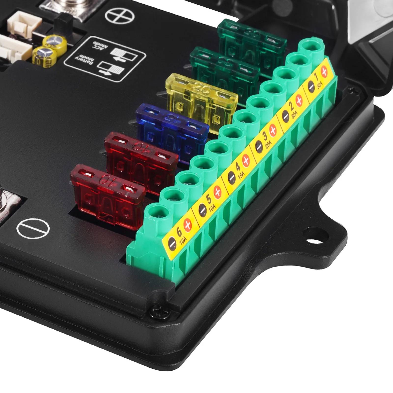 Universal Switch Panel For SUV 4WD Pickup 12 Gang Touch Control Blue LED 12-24V