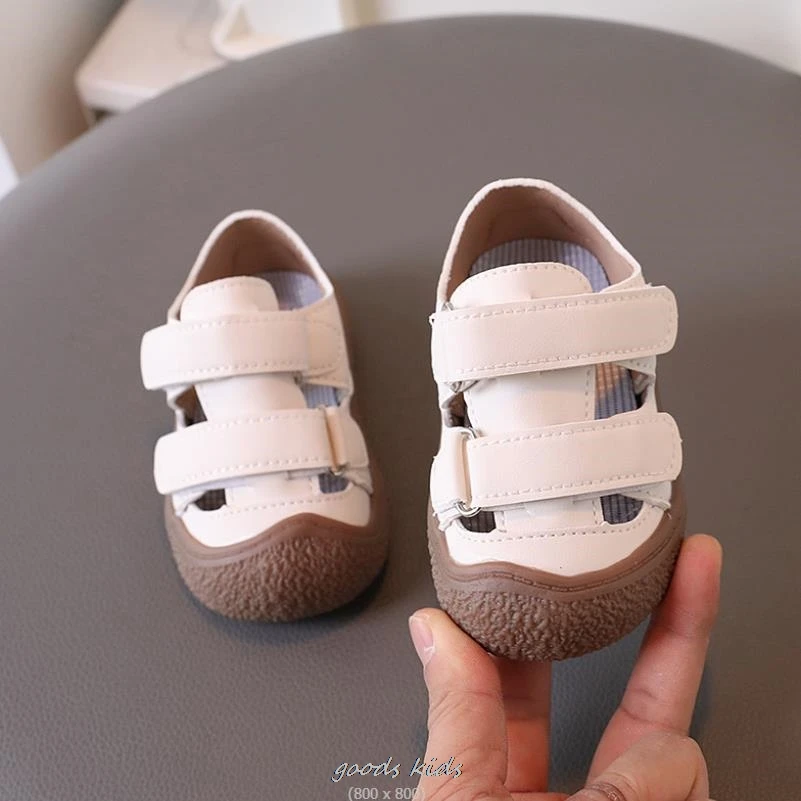 Baby Sandals Soft Sole Anti slip 0-1-3 Year Old Summer New Kindergarten Walking Shoes Girls and Boys Baotou Baby Shoes Anti slip