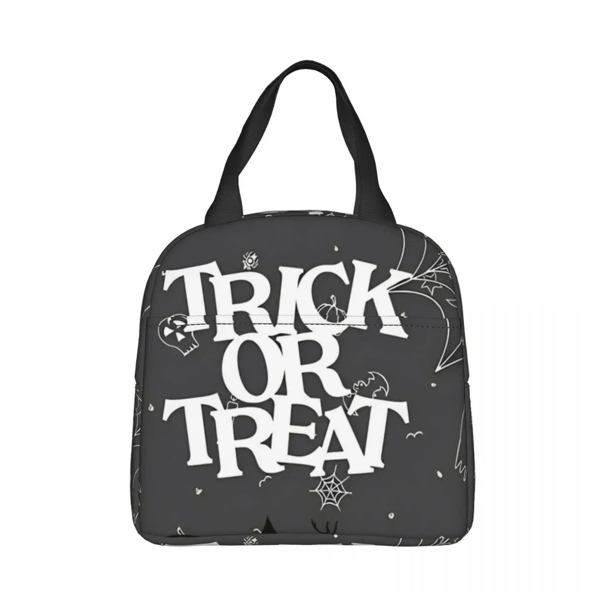 Trick Or Treating Lunch Bag Leakproof Cute Halloween Pumpkim Ghost Meal Container Cooler Bag Tote Lunch Box Work Travel Food Bag