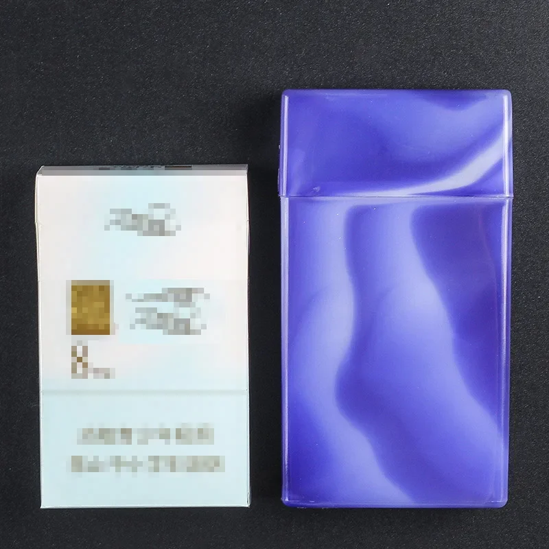 Plastic Long Cigarette Case Box Portable Cigarette Tobacco Storage Box Lighter Case Flip 110mm Cigarette Box Case Gifts