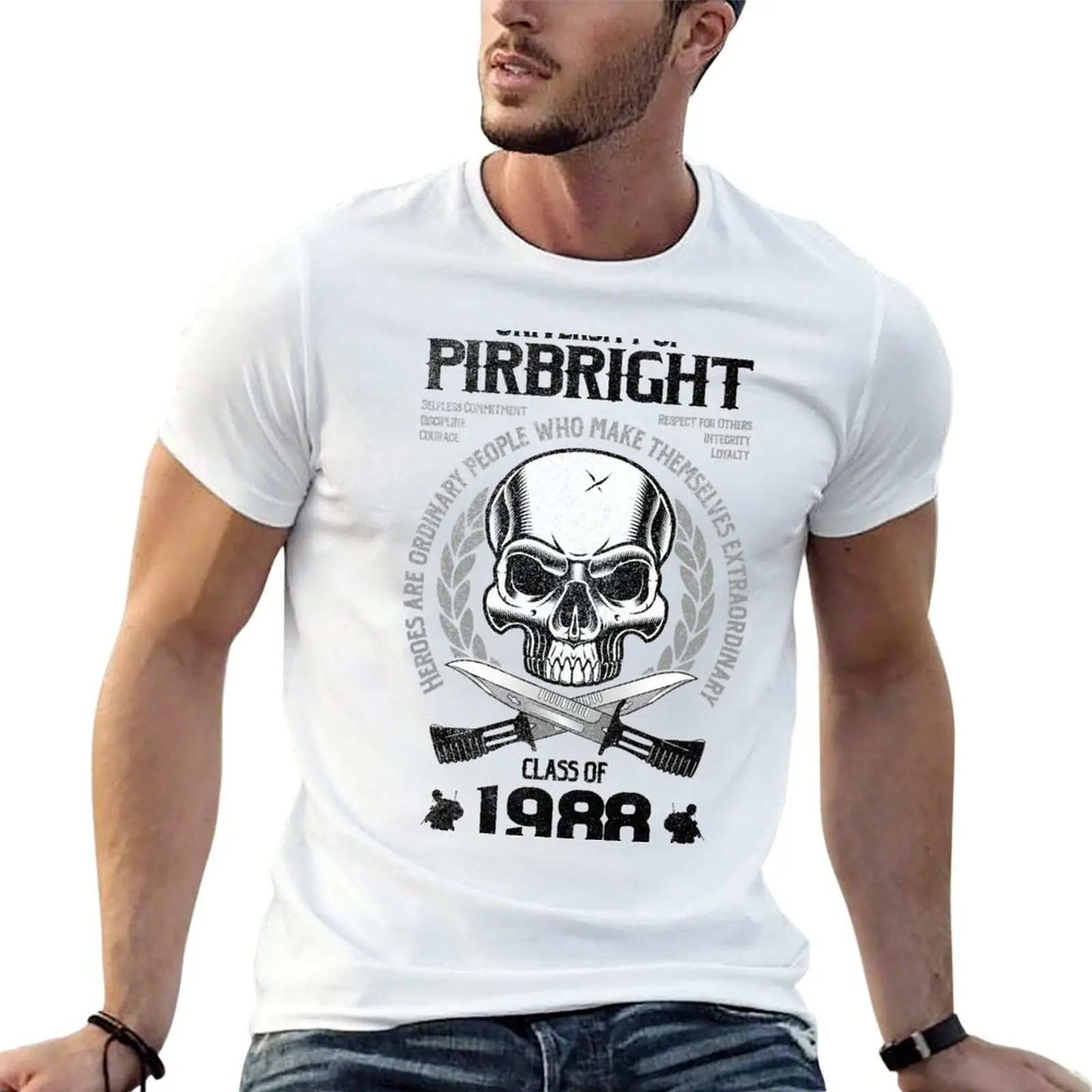 

University of Pirbright, Class of 1988 - Guards Depot T-Shirt t shirts for man cotton funny man t shirts cotton T-Shirt
