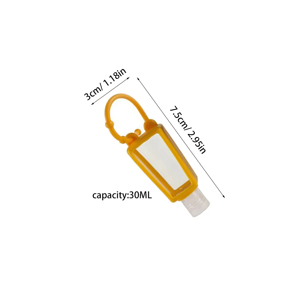 10 مجموعات من زجاجات اليد المصنوعة من السيليكون بحجم مناسب للسفر وزجاجة محلول منزلية وحاويات سائلة قابلة لإعادة الملء ومحمولة ومضادة للتسرب #3