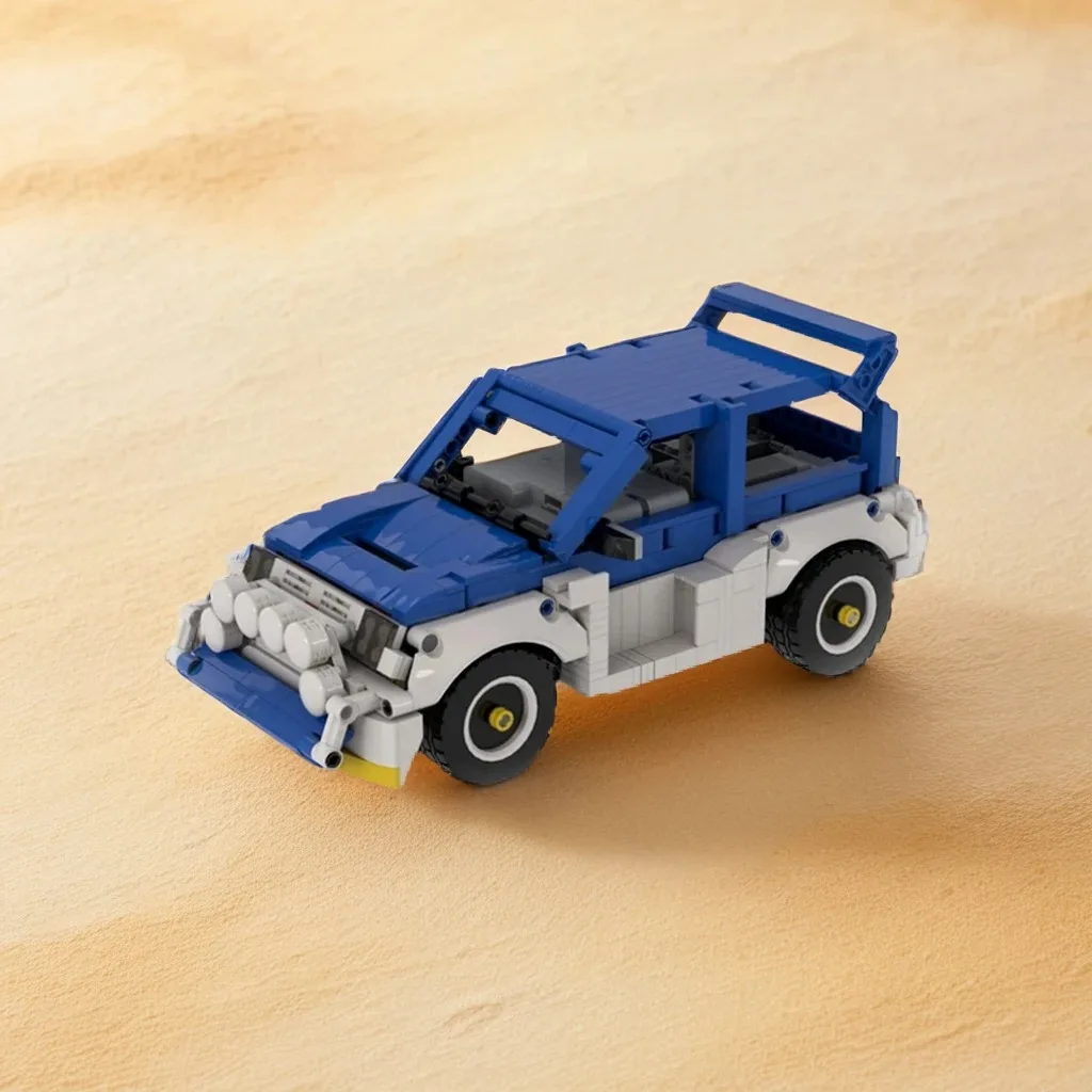 

861 шт. MG Metro 6R4 Computervision MOC Classic Group B раллийный автомобиль образование строительные блоки «сделай сам» игрушки на день рождения подарок