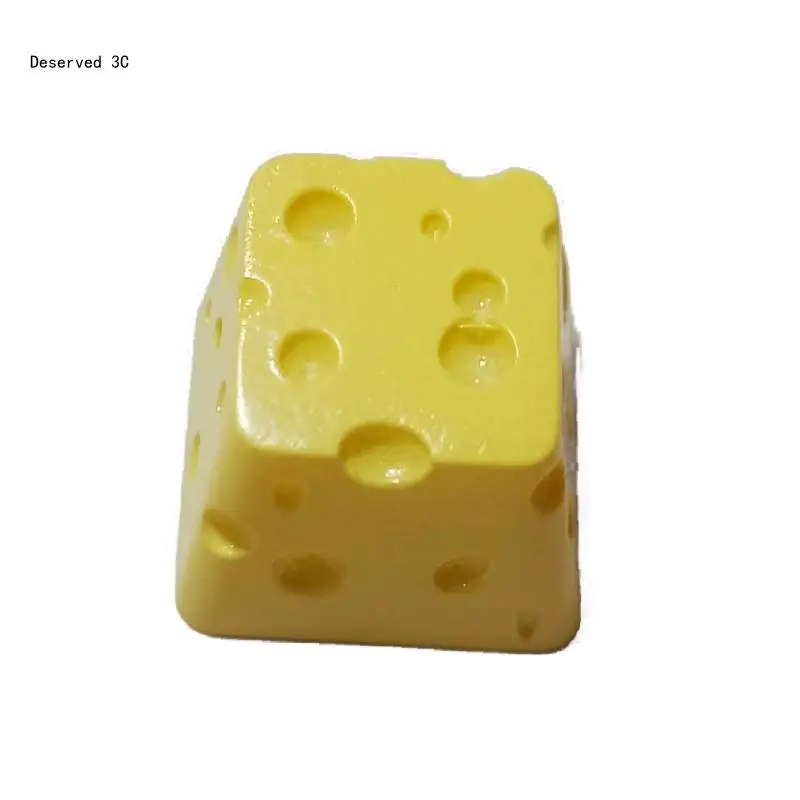 Game Mechanical Keyboard Accessories Epoxy Resin Cheese Cake Keycap