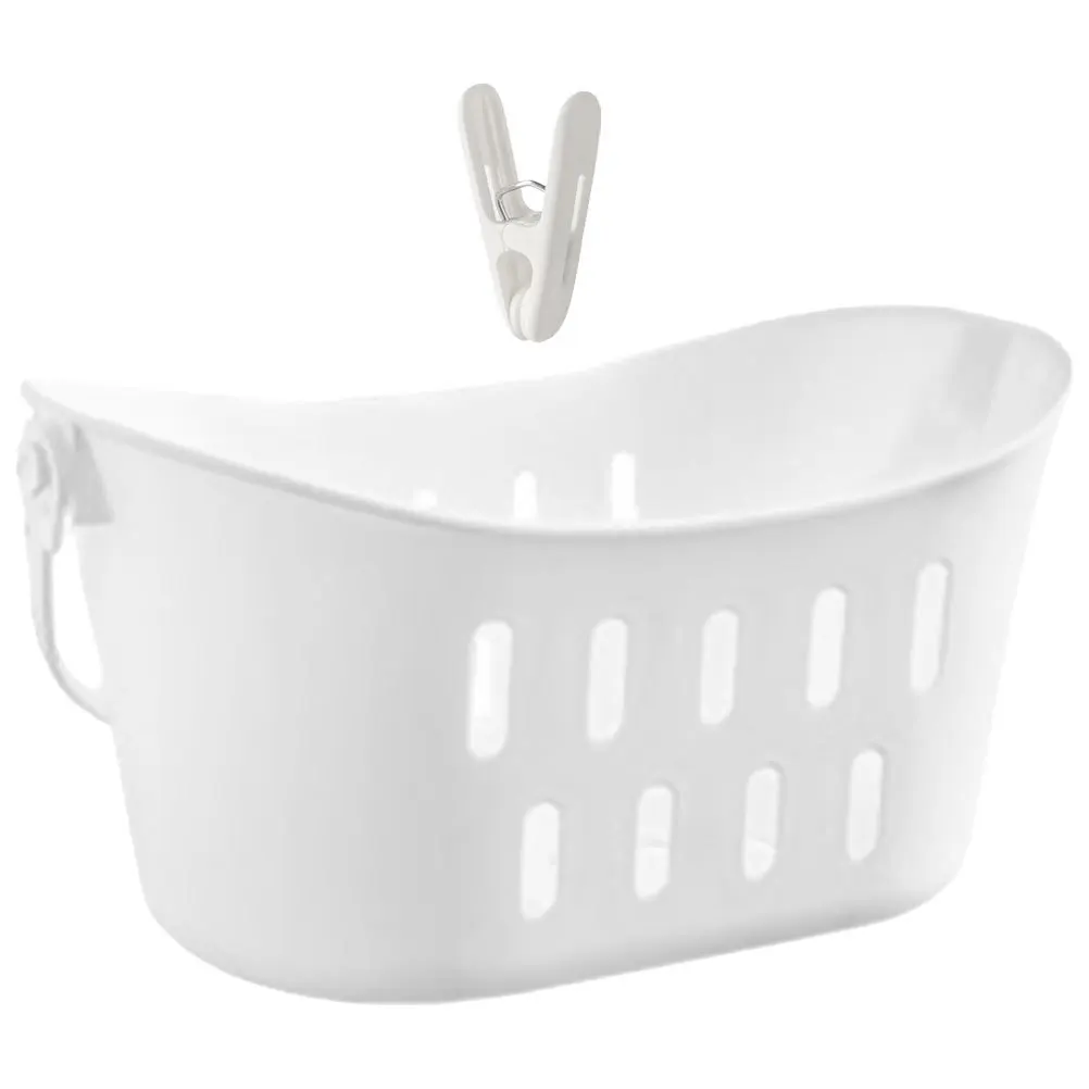 

1Set Hanging Sundries Basket Plastic Storage Organizer Bathroom Kitchen Shower Portable Storage Basket Shower Sundries Holder
