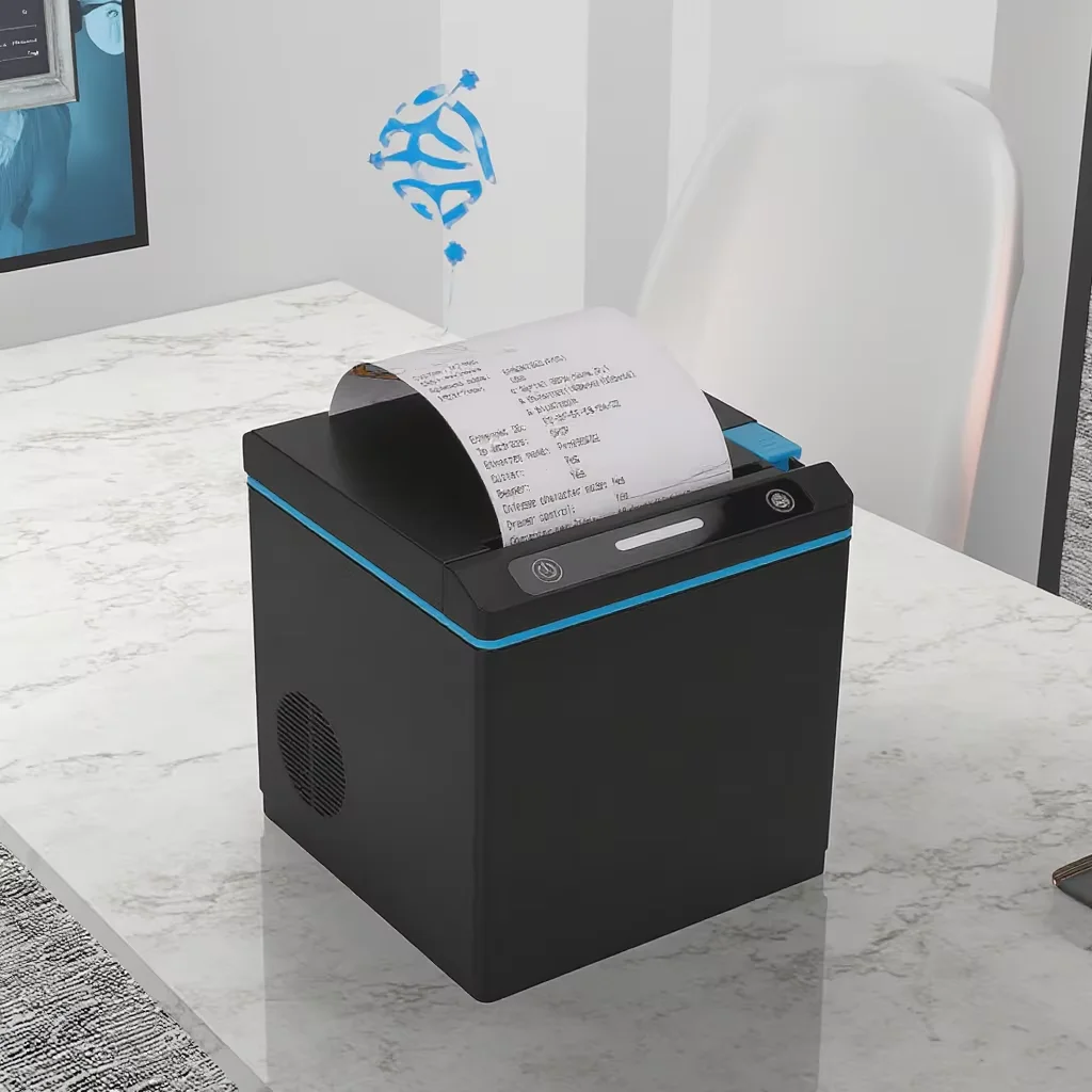 HSPOS New Pos Receipt Thermal Printer 80mm With Auto Cutter 250MM/S Fast Speed WIFI Bluetooth Retail Printer