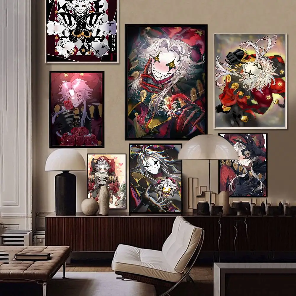 The Freak Circus Pierrot Game Classic Anime Poster Waterproof Paper Sticker Coffee House Bar Room Wall Decor