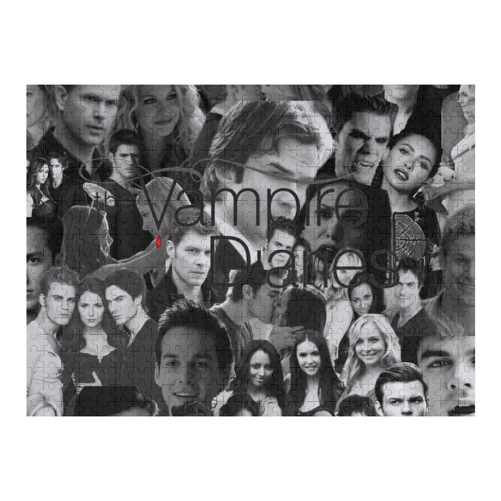 Vamp collage Jigsaw Puzzle Custom Photo Works Of Art Custom Child Gift Wood Name Puzzle