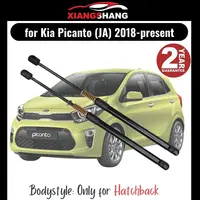 2 amortiguadores de gas para maletero trasero con apertura automática y resortes de tensión para Kia Picanto (JA) 2018-presente Hatchback