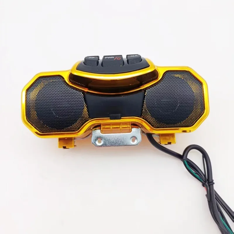 A03Z-Motorcycle Speaker With Bluetooth MP3, FM Radio, Flashing Lights, And Waterproof Design Player view 4