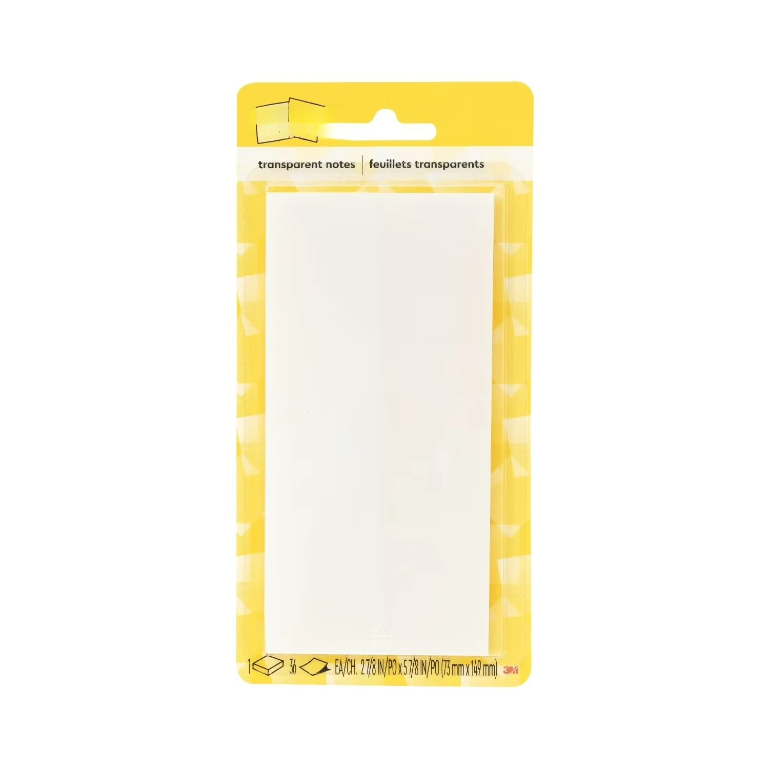 

Transparent Note, 2 7/8 in. x 5 7/8 in., 1 Pad