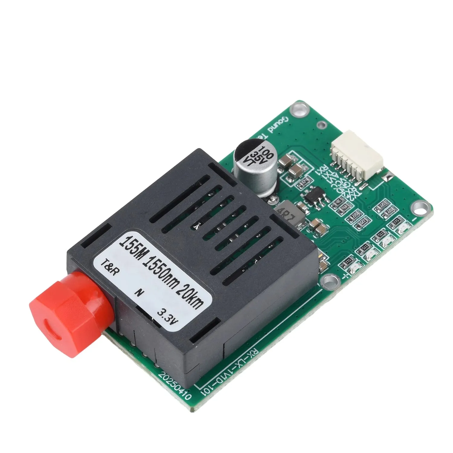 Optische Transceiver Module FC RX/TX/AV/VCC/GND Interface voor Drones naar Glasvezel Module Terminal apparatuur DC 5.5-26V
