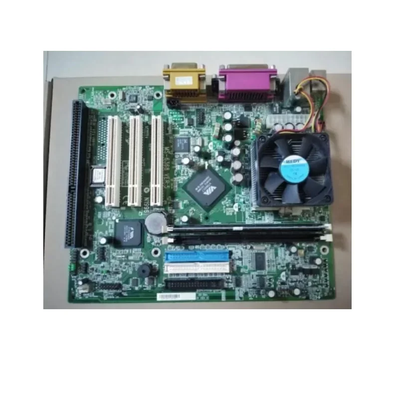 

100% tested original 8601T MS-6368 ISA industrial board motherboard with 3PCI VGA LPT 1 ISA slot+CPU memory fan