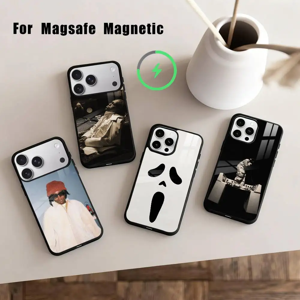 

D-Don T-Toliver-R Rapper Singer Phone Case For iPhone17,16,15,14,13,12,11 Plus,Pro Max Magnetic For Magsafe Wireless Charging