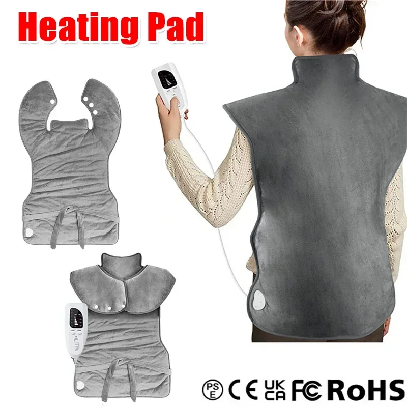 

Electric Blanket Heating Pad Temperature Adjustment Timed Body Warmer Heating Mat for Back Neck Shoulder Relieve Pain Keep Warm