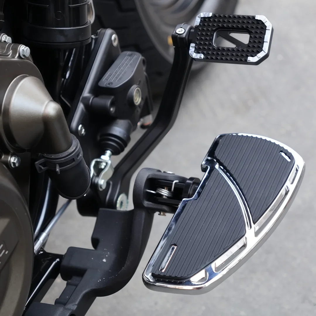 【Factory Direct】For QJMOTOR Flash 600 V2/V4 Upgrade Accessories - Enlarged Pedal and Front/Back Shift Lever for Gear Pedal
