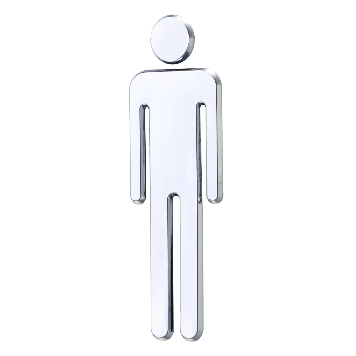 

Набор из 2-х премиальных акриловых наклеек на стену для туалетов (мужские и женские), таблички для отелей, магазинов, парковок, торговых центров, ресторанов