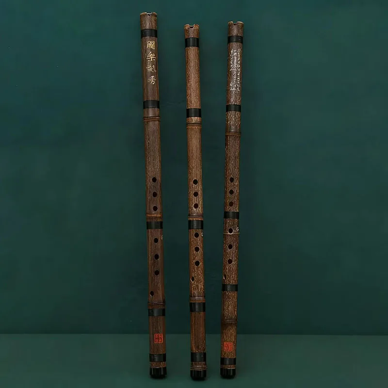 8 Hole Xiao G/F Key Chinese Vertical Bamboo Flute Beginner Practice Short Dongxiao Traditional Professional Woodwind Instruments