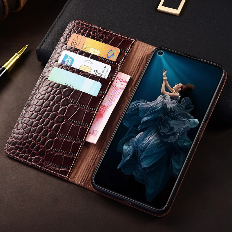 高級財布型クロコダイル柄本革フリップケース-xiaomi-poco-f1-f2-f3-f4-f5-f6-f7-gt-pro-ultra用スマホカバー