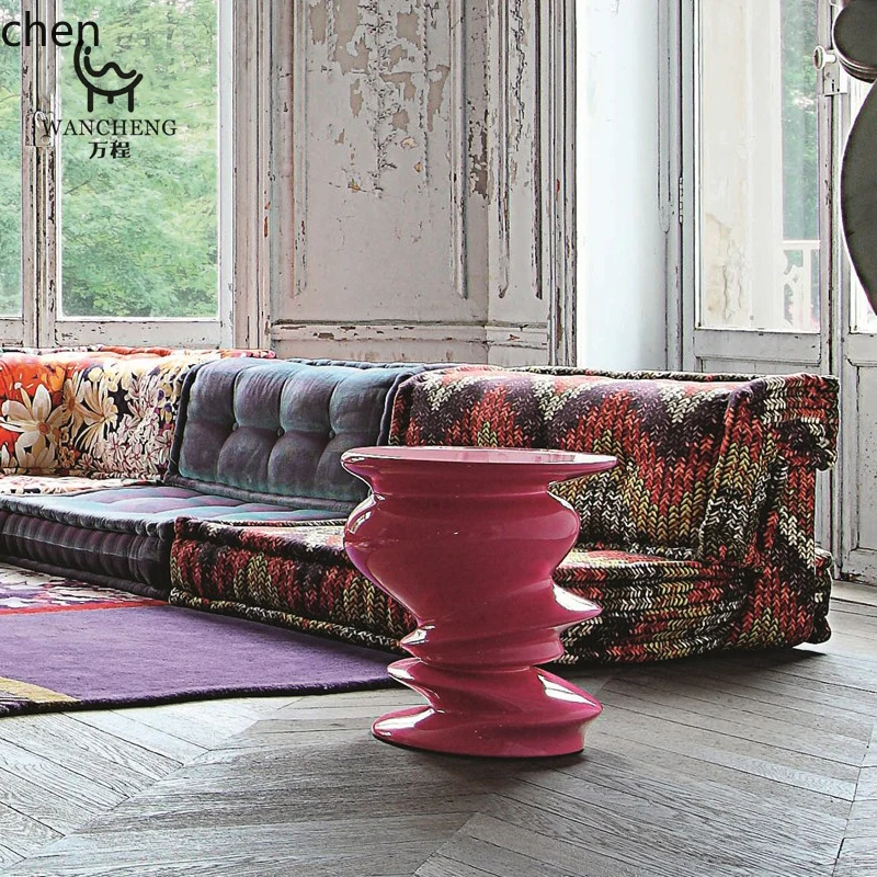 HT Creative Art Rochburg Spiral Coffee Table Living Room Leisure Sofa Side Table