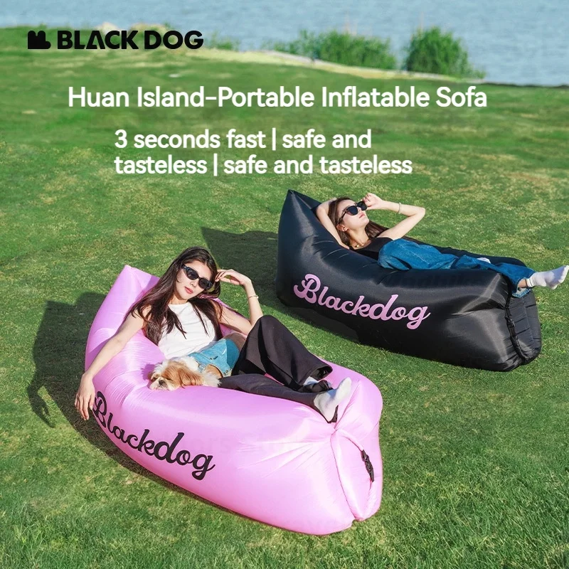 

Naturehike BLACKDOG Fast Inflatable Air Sofa Outdoor Camping Chair Bed Single Ultralight Folding Beach Portable Mattress Tourism