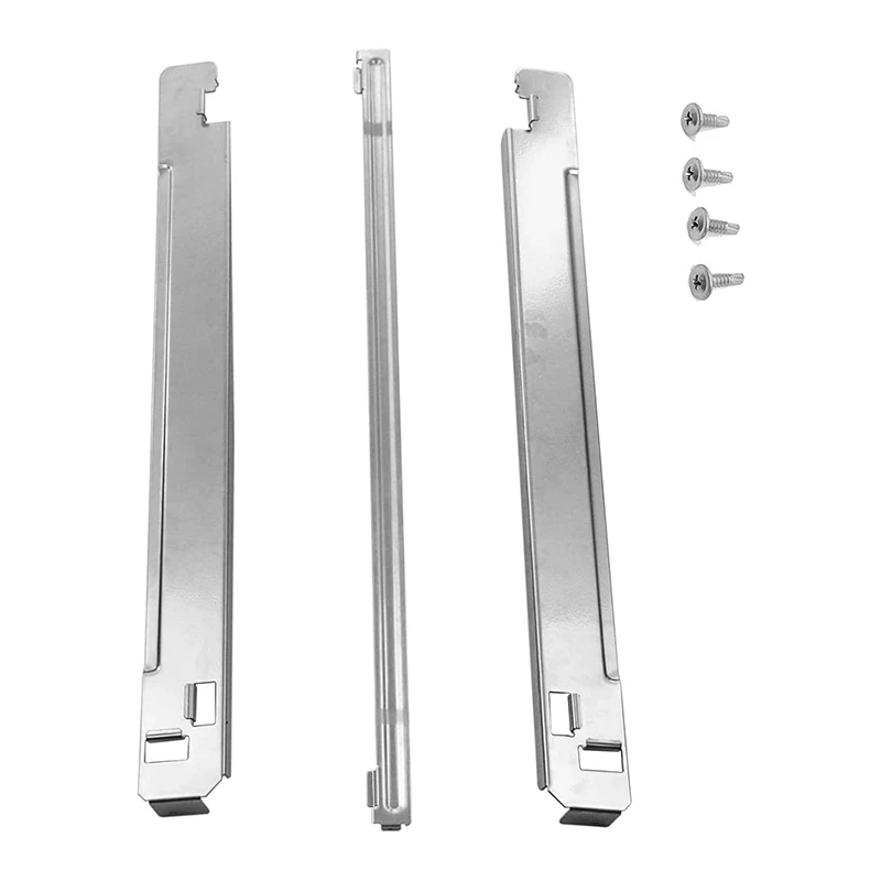 Laundry Stacking Kit Chrome Steel Fit for 27-in Washers and Dryers Replacement Parts (27 Inch)
