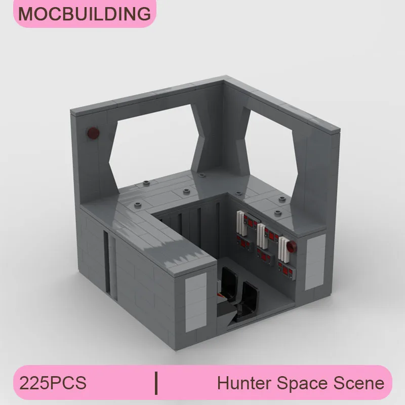

Hunter Space Scene Model MOC Building Blocks DIY Assemble Bricks Collection Creative Educational Display Xmas Toys Gifts 225PCS