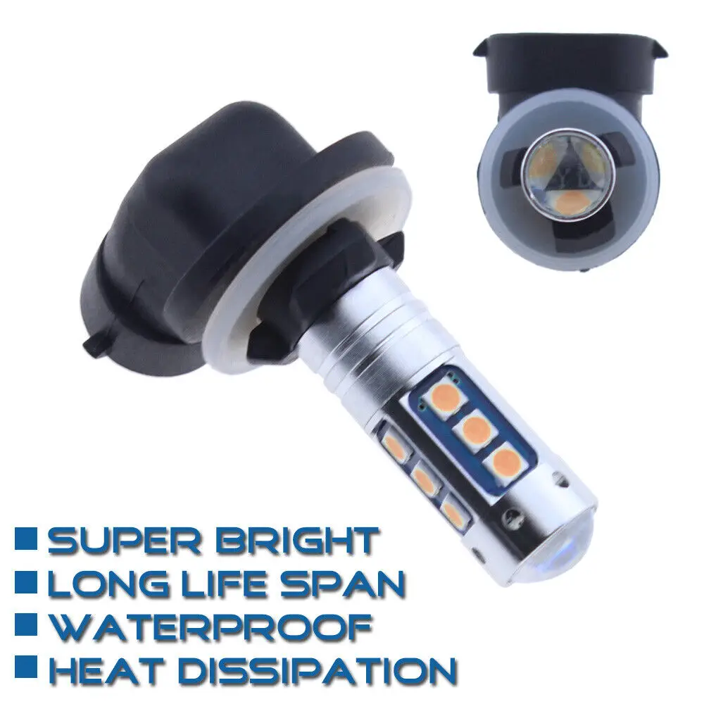 Winetis 2Pcs 881 889 3030 15SMD LED Fog Driving Light Conversion Kit Super Bright Pink Purple Daytime Running Light